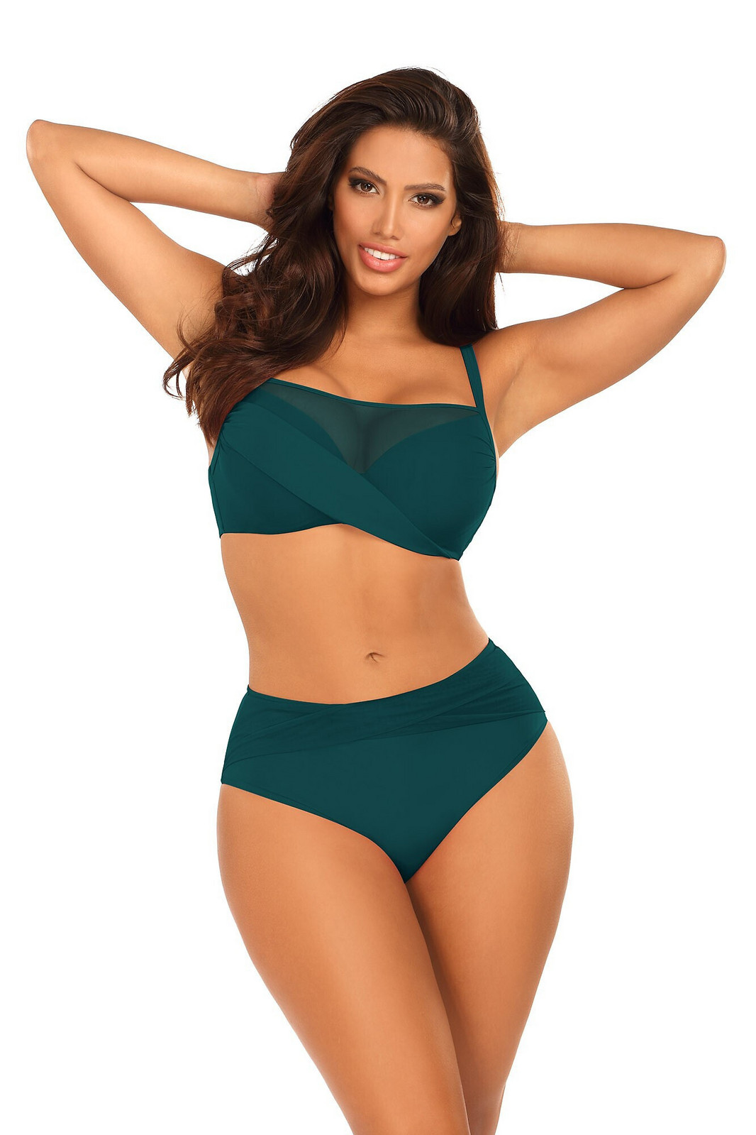 Dámske dvojdielne plavky Fashion 32 S1002N3-7c Green - SELF 38B