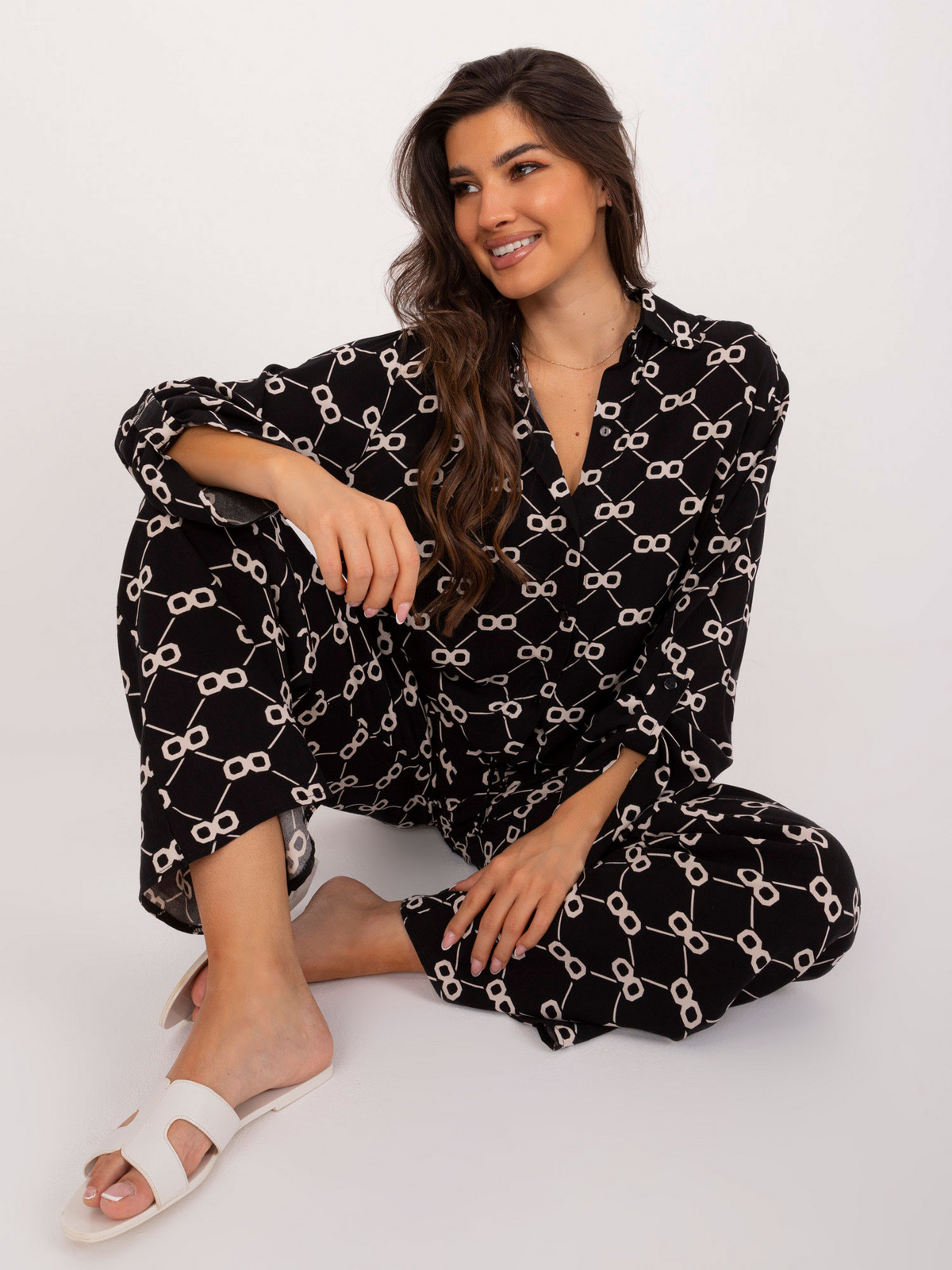 Súprava LK KMPL 509644 1.41X čierna a béžová S/M