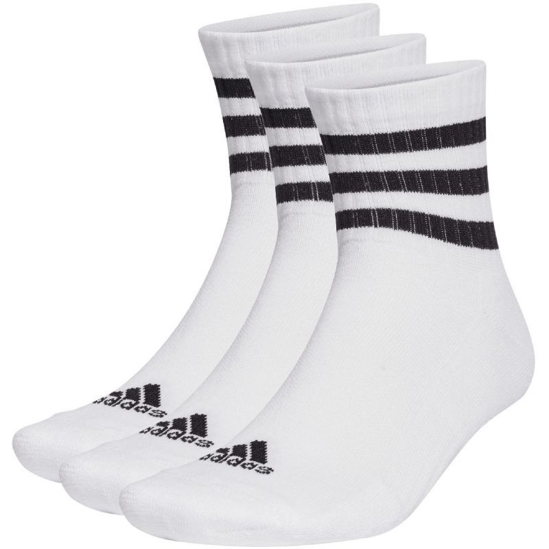 Adidas 3-Stripes Cushioned Sportswear Mid-Cut 3P HT3456 34-36