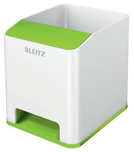 LEITZ Stojanček na ceruzky WOW hudobný, biela/zelená