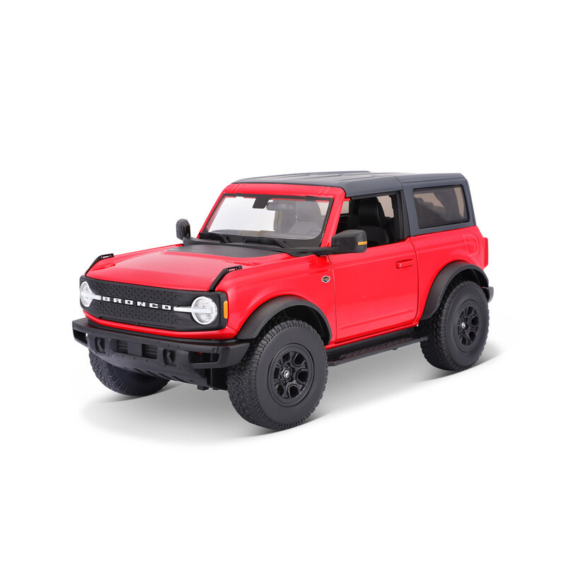 MAISTO - 2021 Ford Bronco Wildtrak, červený, 1:18