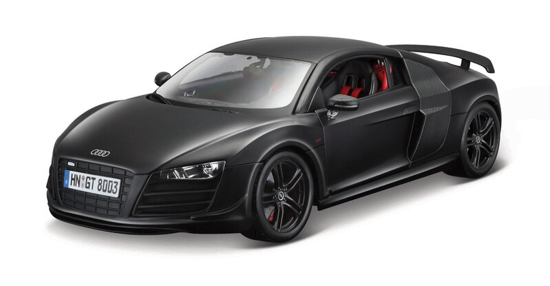 MAISTO - Audi R8 GT, matné čierne, 1:18