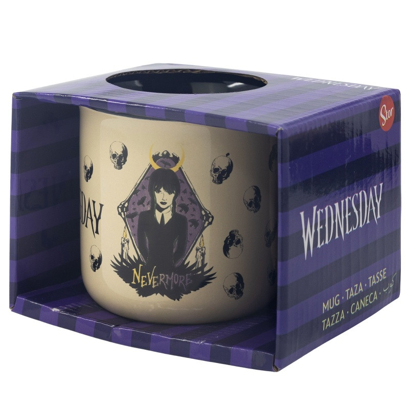 STOR - Keramický hrnček Wednesday, 400ml, 75974