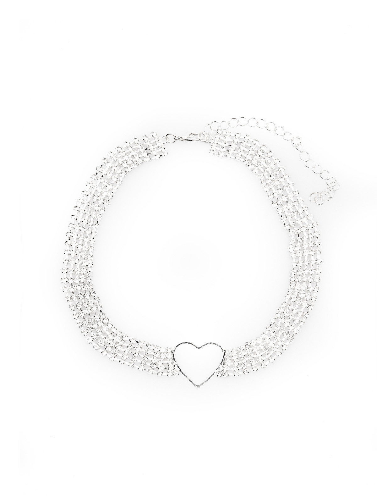 GATE Náhrdelník choker s ozdobnými kamienkami