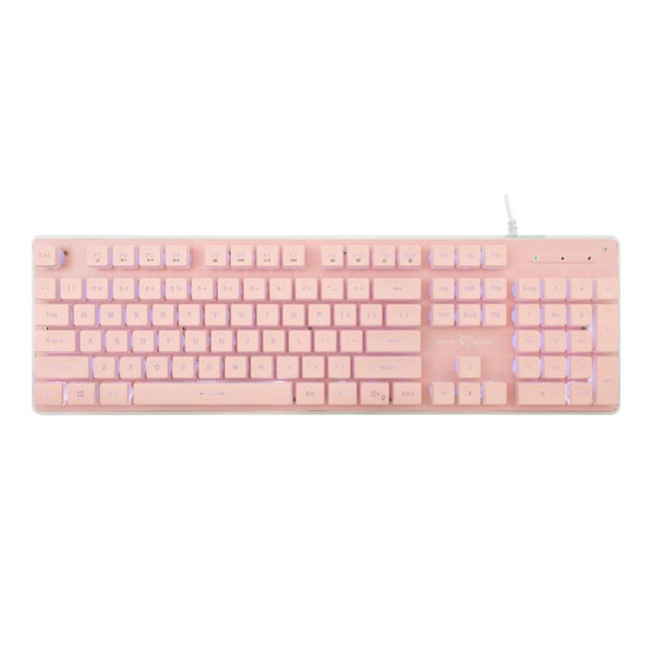 White Shark Gaming membrane keyboard TACHI, US, pink TACHI-P-US