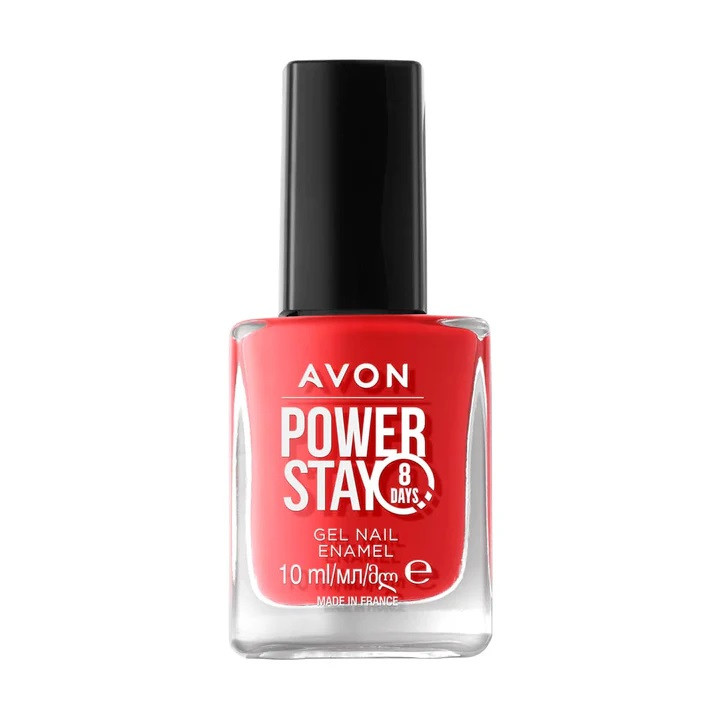 AVON Lak na nechty Power Stay DESIGNER RED