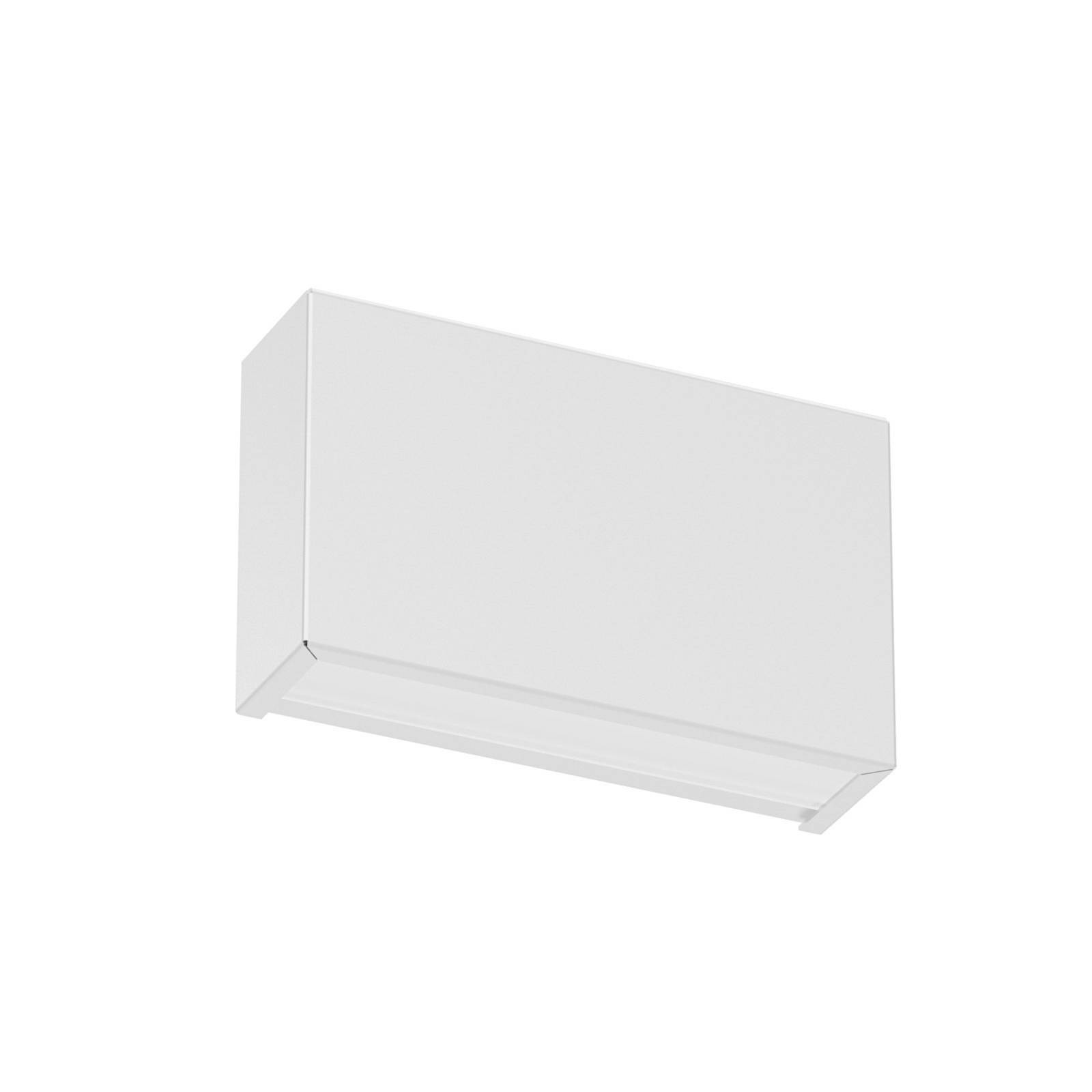 Nástenné svietidlo LED Box W2 bi-emission, W 14 cm, biela, 2700 K