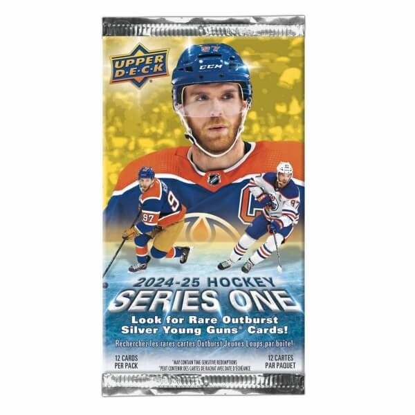 Upper Deck 2024-2025 NHL Upper Deck Series One Gravity Feed Balíček - hokejové karty