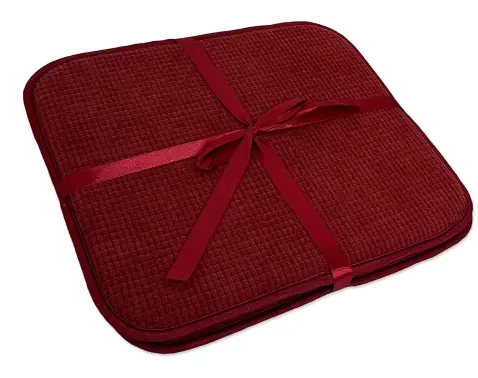 Set podsedákov na stoličky (2 ks) Life 38x38 cm, bordová%