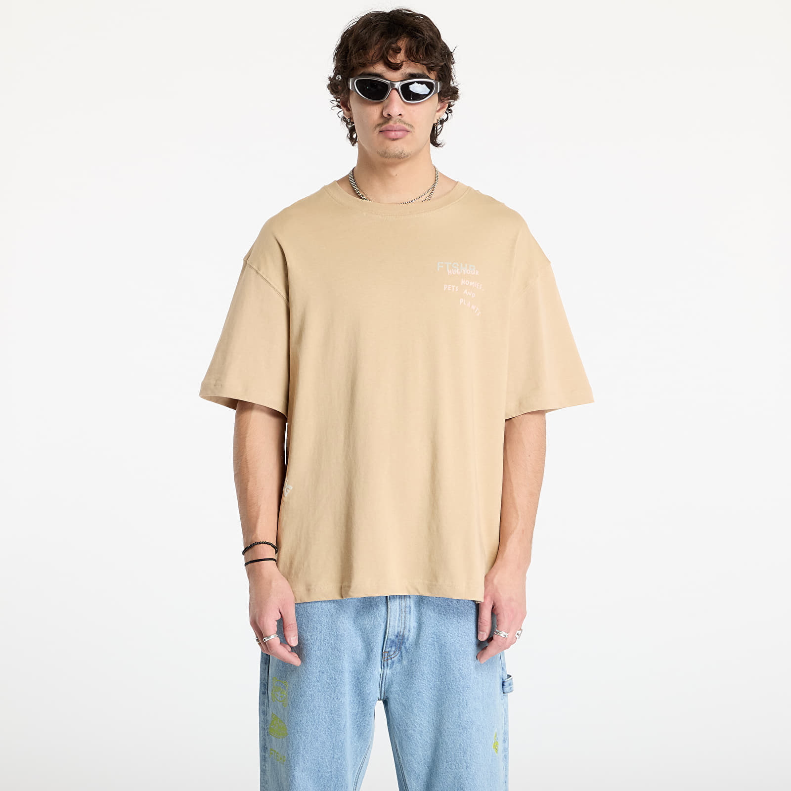 Tričko FTSHP x Spiritual Gangster T-Shirt UNISEX Cool Sand XS