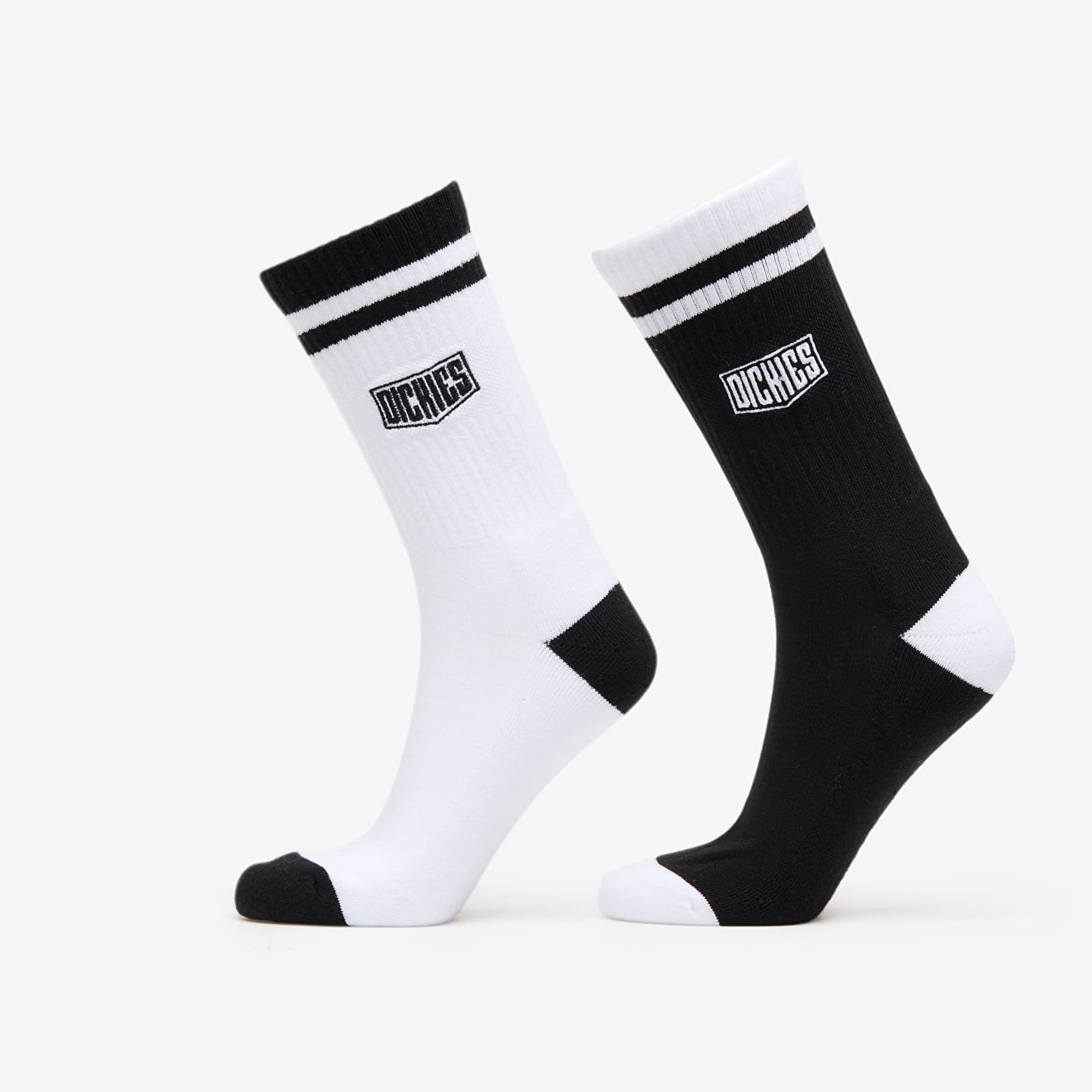 Dickies Philipsburg Socks 2-Pack White/ Black S