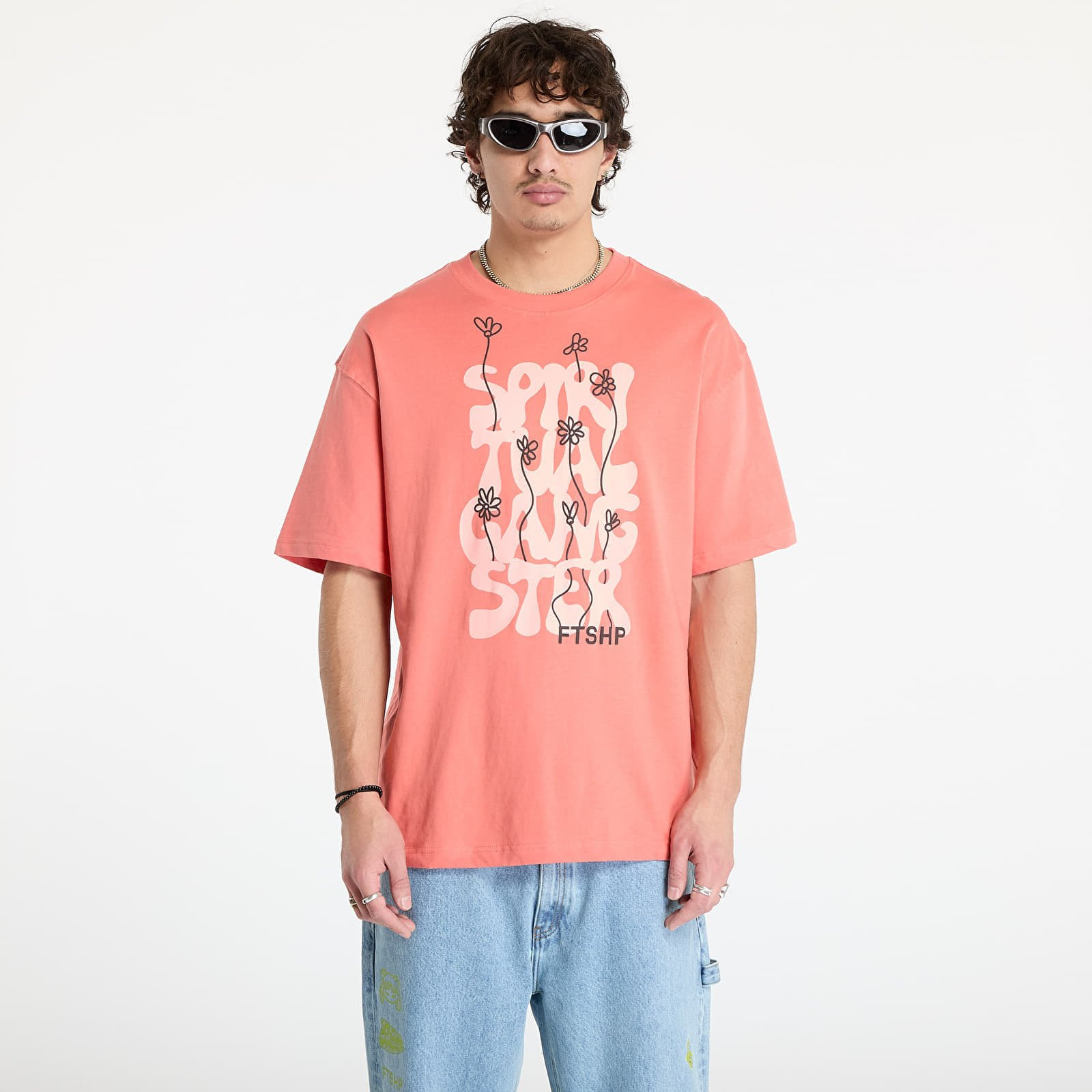 Tričko FTSHP x Spiritual Gangster T-Shirt UNISEX Perfect Peach XXL