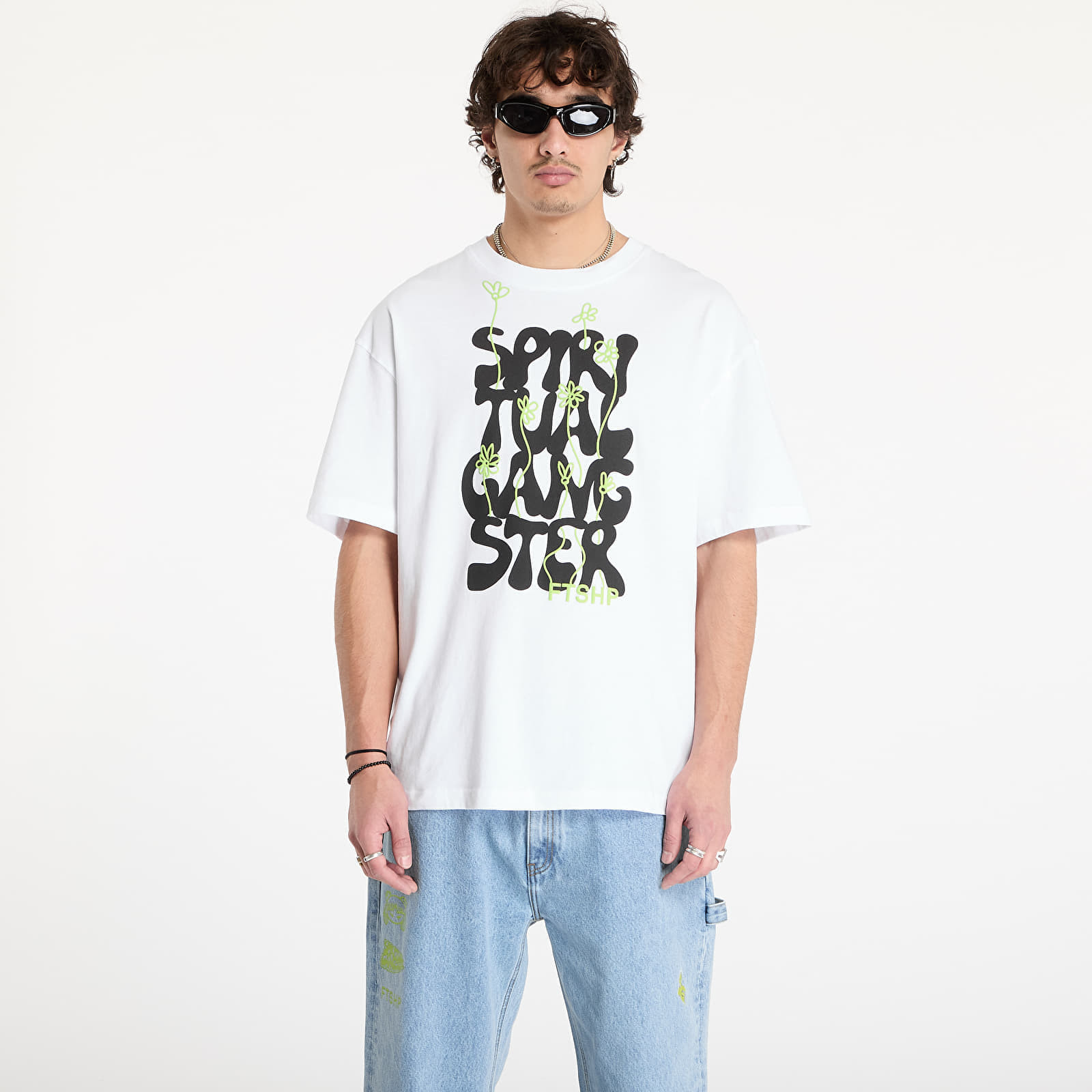 Tričko FTSHP x Spiritual Gangster T-Shirt UNISEX Oh So White XS