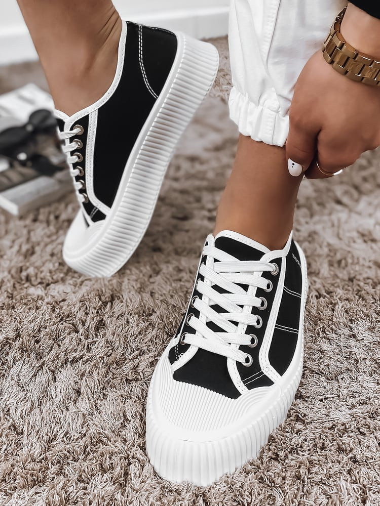 Dámske tenisky ELIDA čierne Dstreet