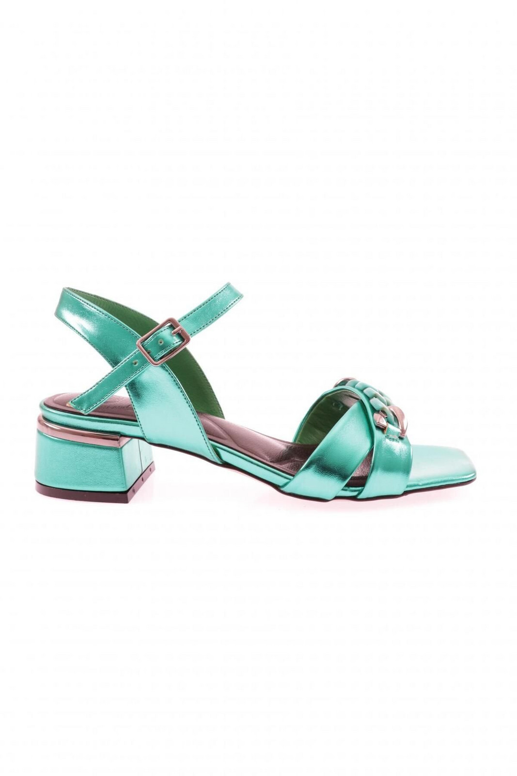 DGN 352-23y Women's Twist Accessory Low Heel Sandals
