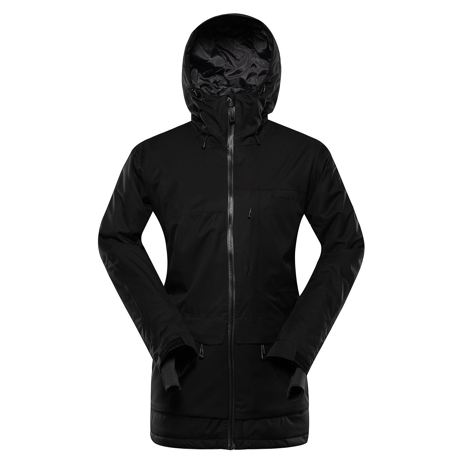 Women's ski jacket with PTX snow membrane ALPINE PRO GARGA black