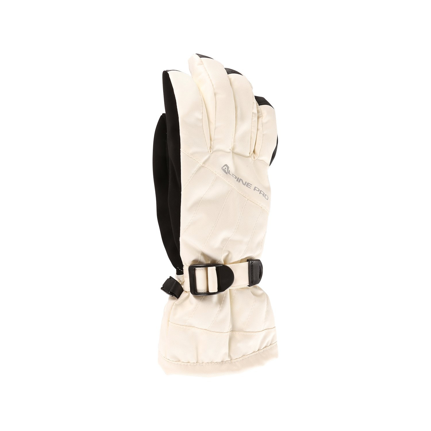 Women's ski gloves with PTX membrane gloves ALPINE PRO RENA creme