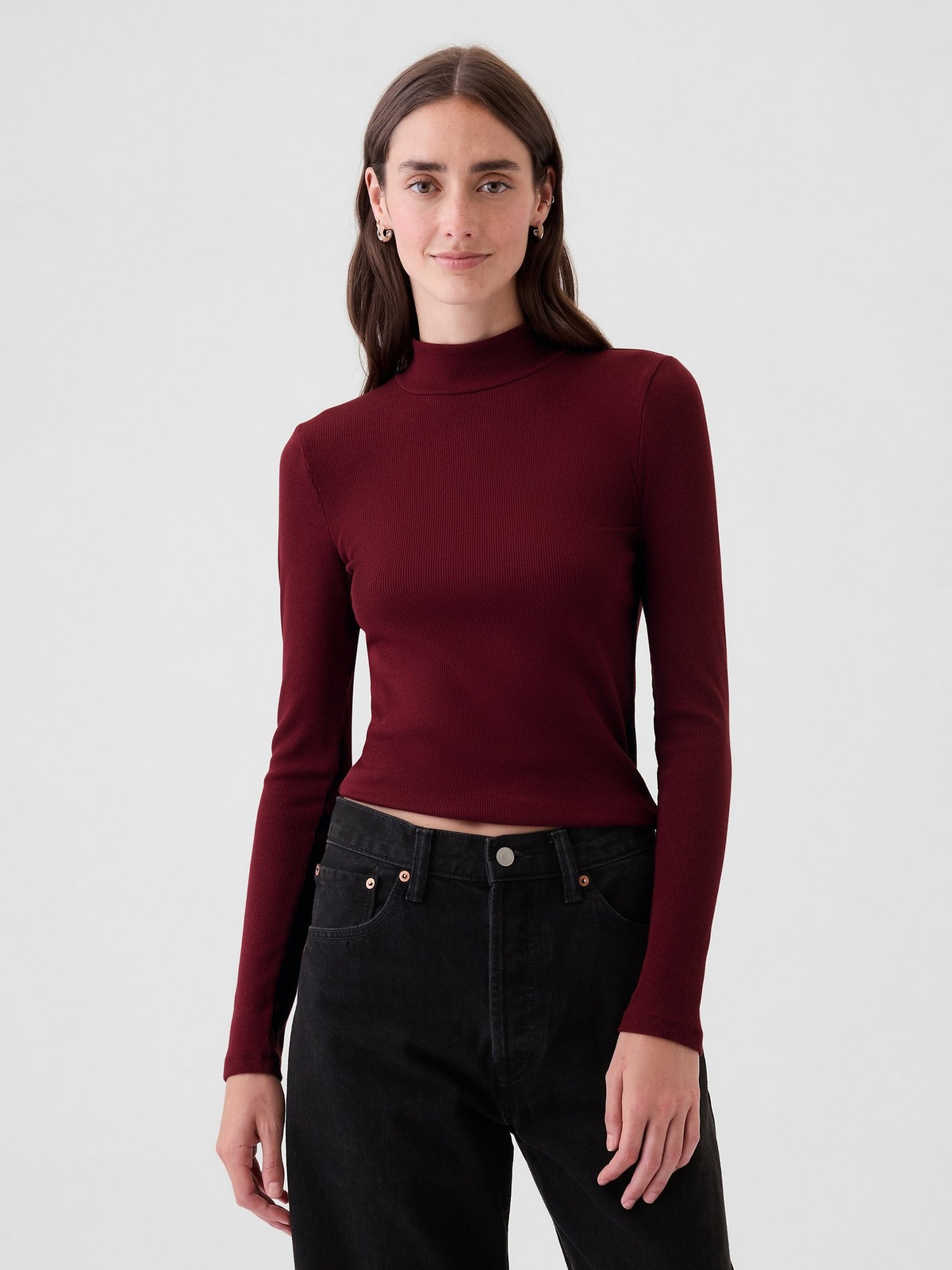 GAP Ribbed crop t-shirt - Women's