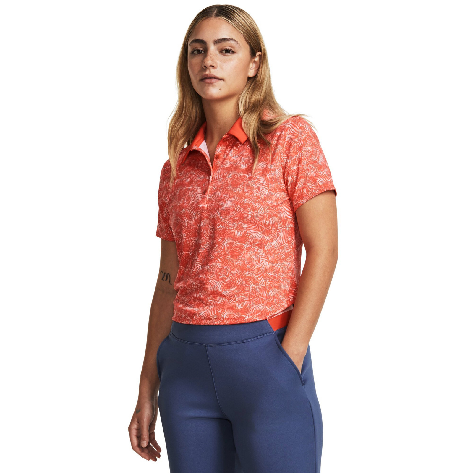 Women's polo shirt Under Armour Playoff Printed SS Polo