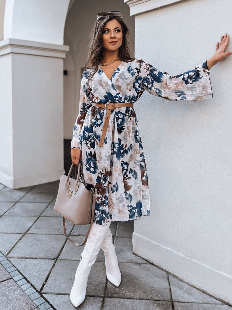 Elegančné šaty ROSI Farba béžová DSTREET