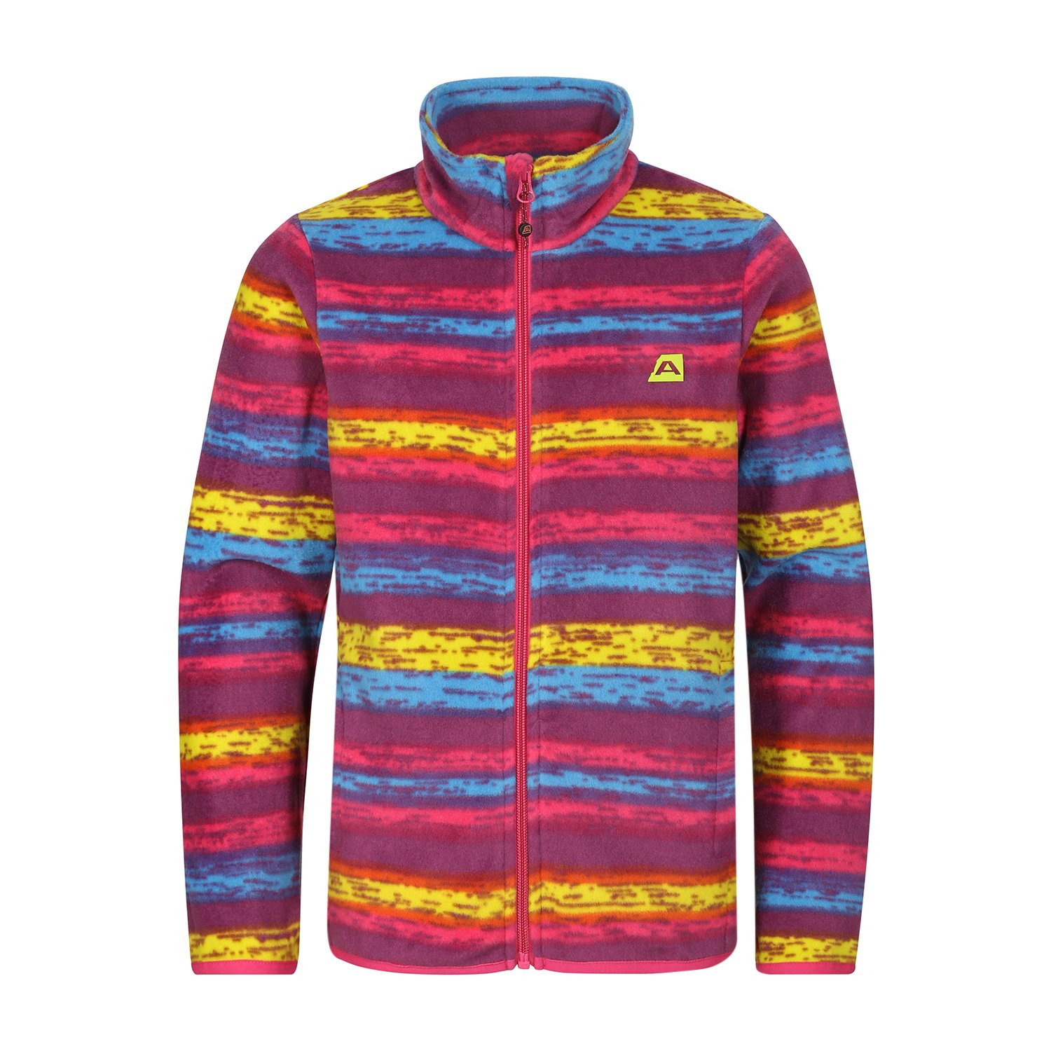 Children's fleece sweatshirt ALPINE PRO SIUSO neon knockout pink variant pa