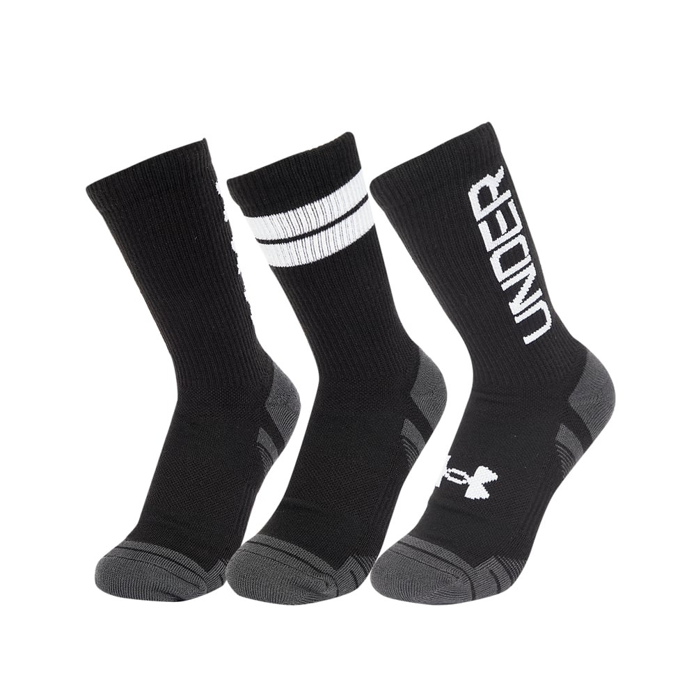 Under Armour Perf Tech Nov 3pk Crew Socks