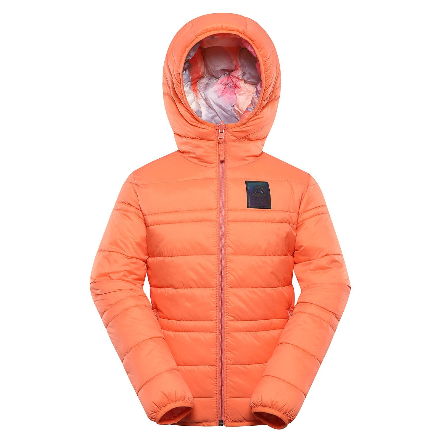 Children's reversible jacket hi-therm ALPINE PRO DOUWO fresh salmon variant pc
