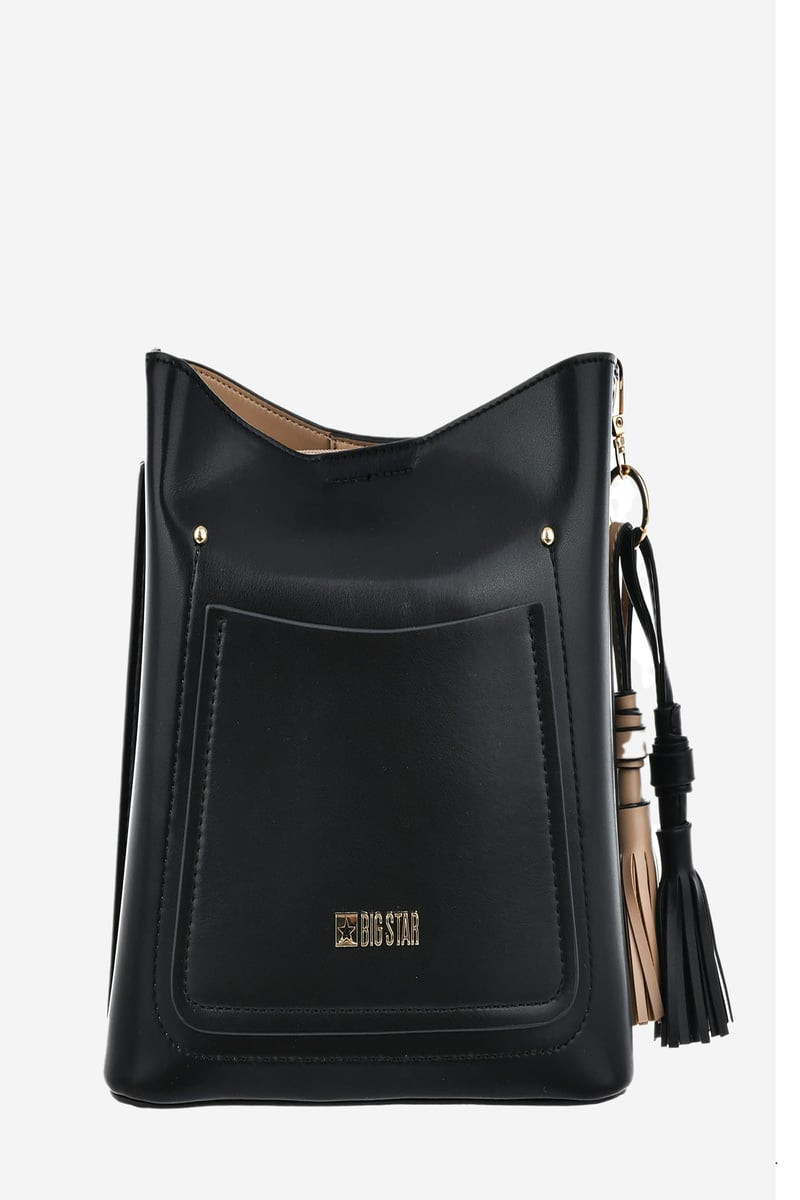 Small handbag made of Eco leather Big Star black