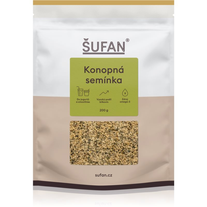 Šufan Konopné semienka semienka 200 g