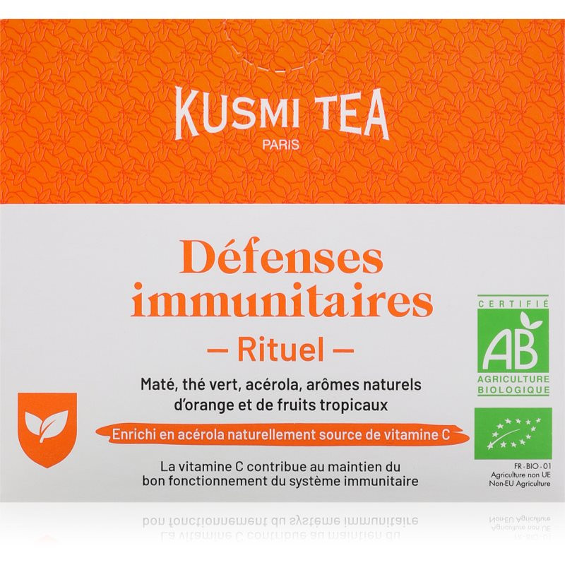 Kusmi Tea Immune Defense Ritual porciovaný čaj v BIO kvalite 18 ks