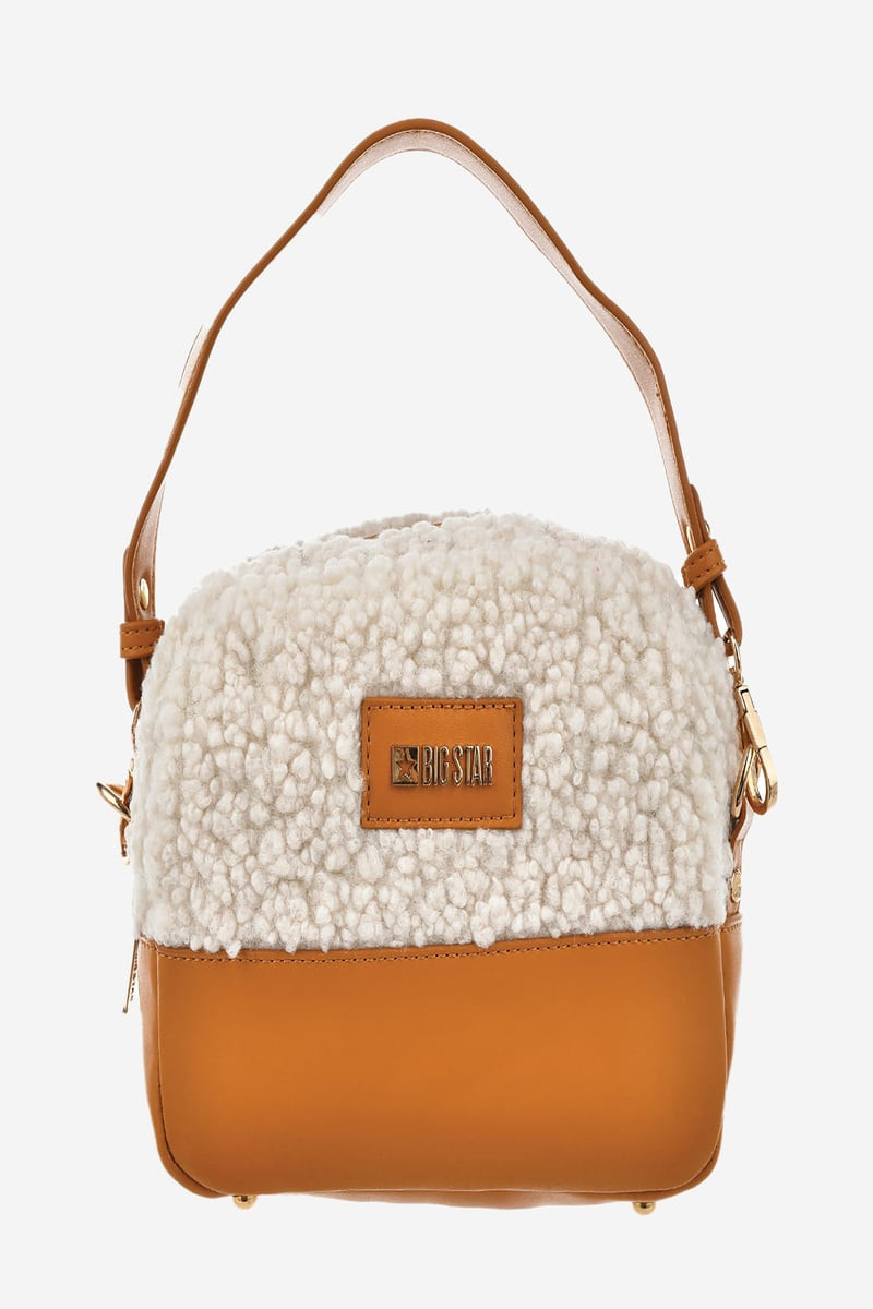 Small women's handbag Big Star Camel