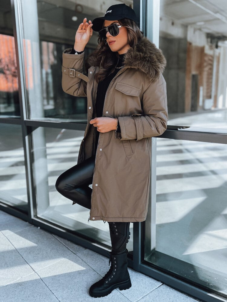Dámska bunda parka MARBLIS Farba Khaki DSTREET
