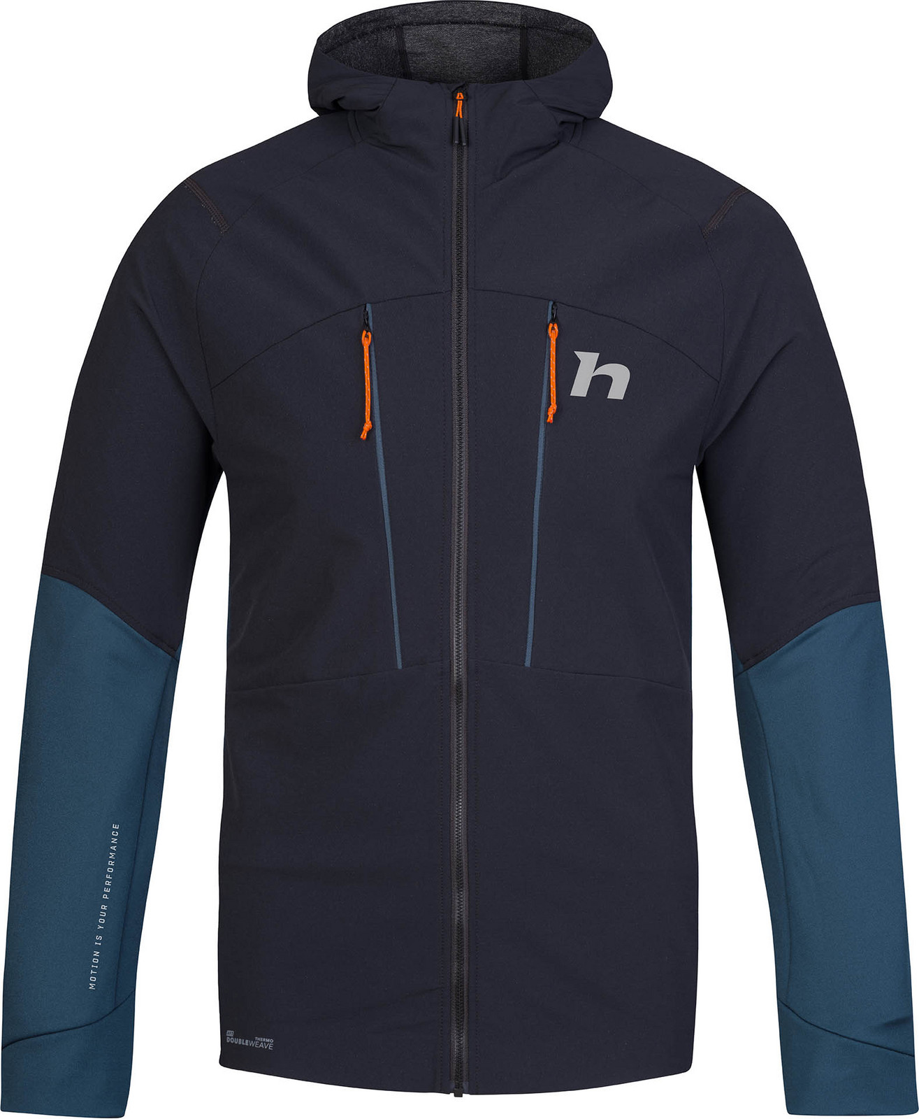 Hannah TRANE HOODY anthracite/stratified sea Veľkosť: L