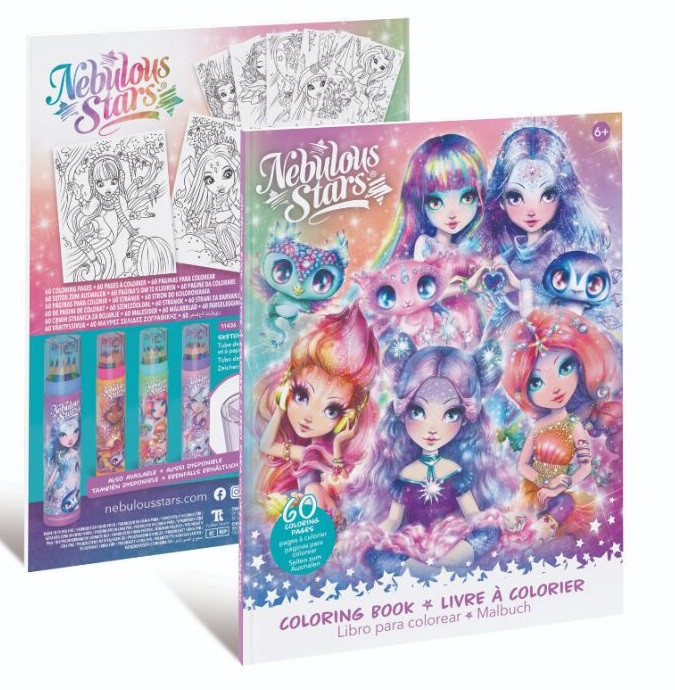 Nebulous Stars Omaľovánky 22,5x28 cm