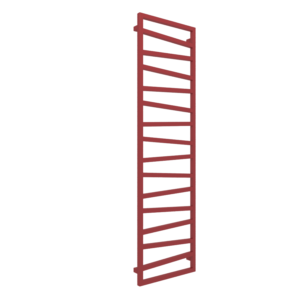 Terma24 Zigzag 1780x500 elektrický radiátor Metallic Red E8