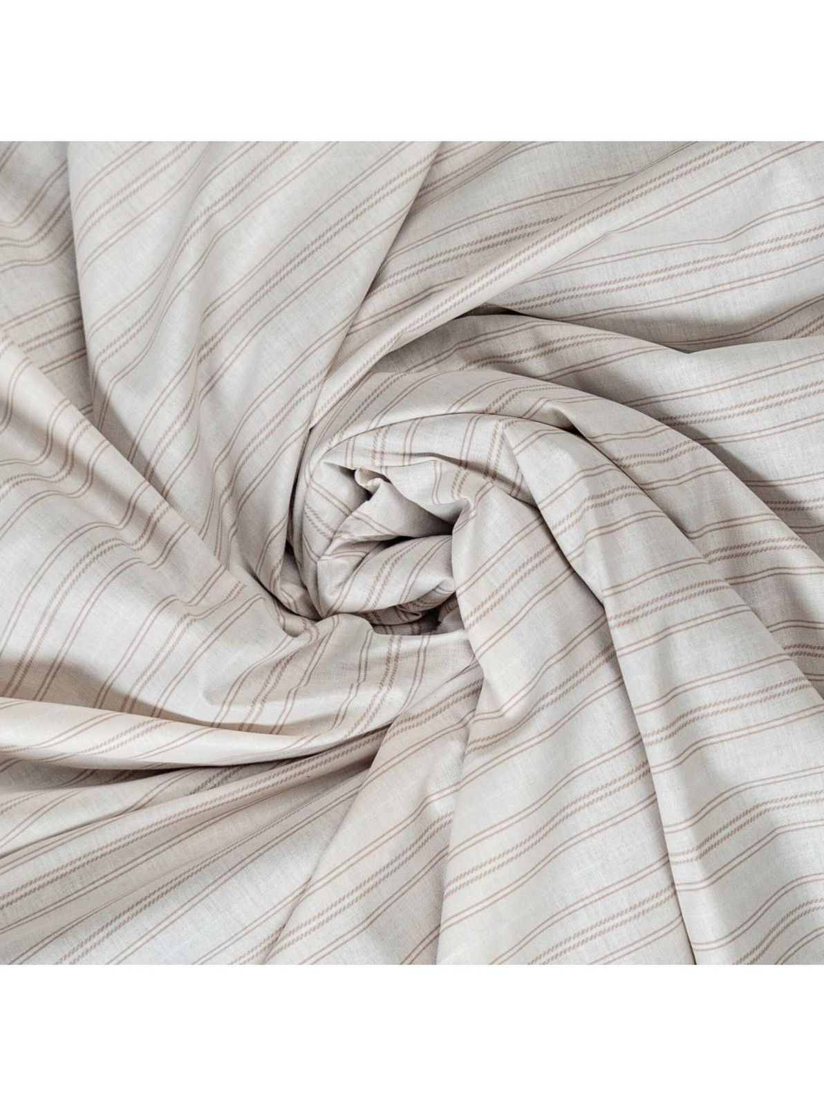 Bavlnené napínacie prestieradlo 160x200cm béžový prúžok Kvalitex