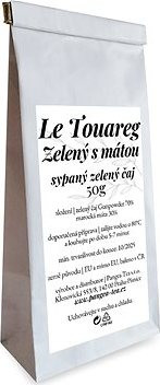 Pangea Tea sypaný čaj Le Touareg/Zelený s mätou, 50 g