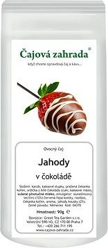 Čajová záhrada – Jahody v čokoláde – ovocný čaj, 90 g