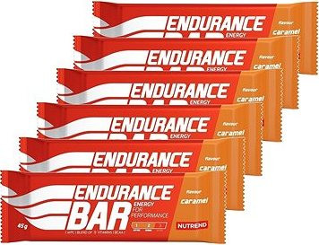Nutrend Endurance Bar, 6× 45 g, karamel, 6× 45 g