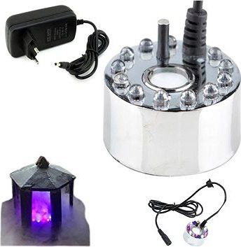 Verk Generátor hmly s RGB podsvietením 47 × 47 × 40 mm + napájací zdroj