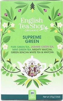 English Tea Shop Mix Vrcholne zelených čajov 37g, 20 ks bio ETS20