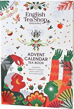 English Tea Shop Adventný kalendár Kniha Biela 24 pyramídok Bio
