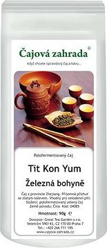 Čajová záhrada China Oolong Tit Kon Yum 90 g