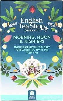 English Tea Shop Mix čajov Ranný, poludňajší a nočný 40 g, 20 ks bio ETS20