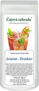 Čajová záhrada – Ananás & Broskyňa – ovocný čaj, 500 g