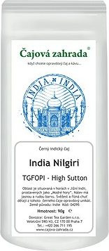 Čajová záhrada India Nilgiri TGFOPI High Grown Sutton – čierny čaj, 90 g