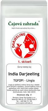 Čajová záhrada India Darjeeling TGFOPI Lingia – čierny čaj, 1000 g