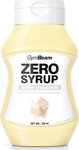 GymBeam Zero Sirup biela čokoláda 350 ml