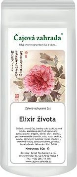 Čajová záhrada – Elixír života – zelený ochutený čaj, 80 g