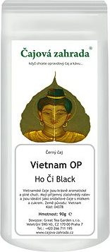 Čajová záhrada Vietnam OP Ho Či Black – čierny čaj, 1000 g